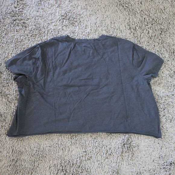 KISS Shirt Adult 3XL Black Cropped T-Shirt Rock Band Tee - Picture 3 of 6